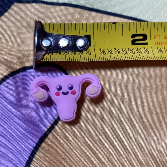 💖 Girl Power Ovaries and Uterus Crocs Charm - Picture 4 of 4